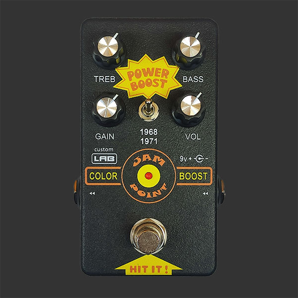 JAM-POINT COLOR BOOST Гитарный транзисторный овердрайв. Gilmour style 2