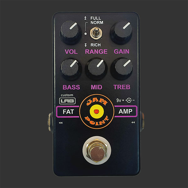 JAM-POINT FAT AMP RED Гитарный овердрайв - эмулятор hi-gain усилителя 3