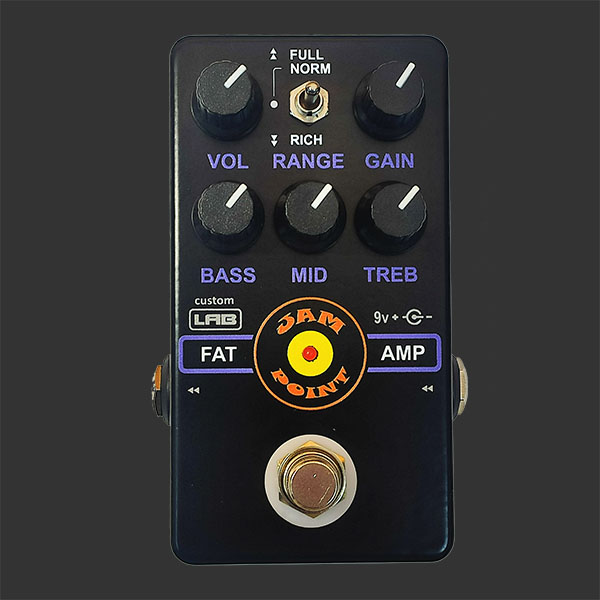 JAM-POINT FAT AMP BLUE Гитарный овердрайв - эмулятор hi-gain усилителя